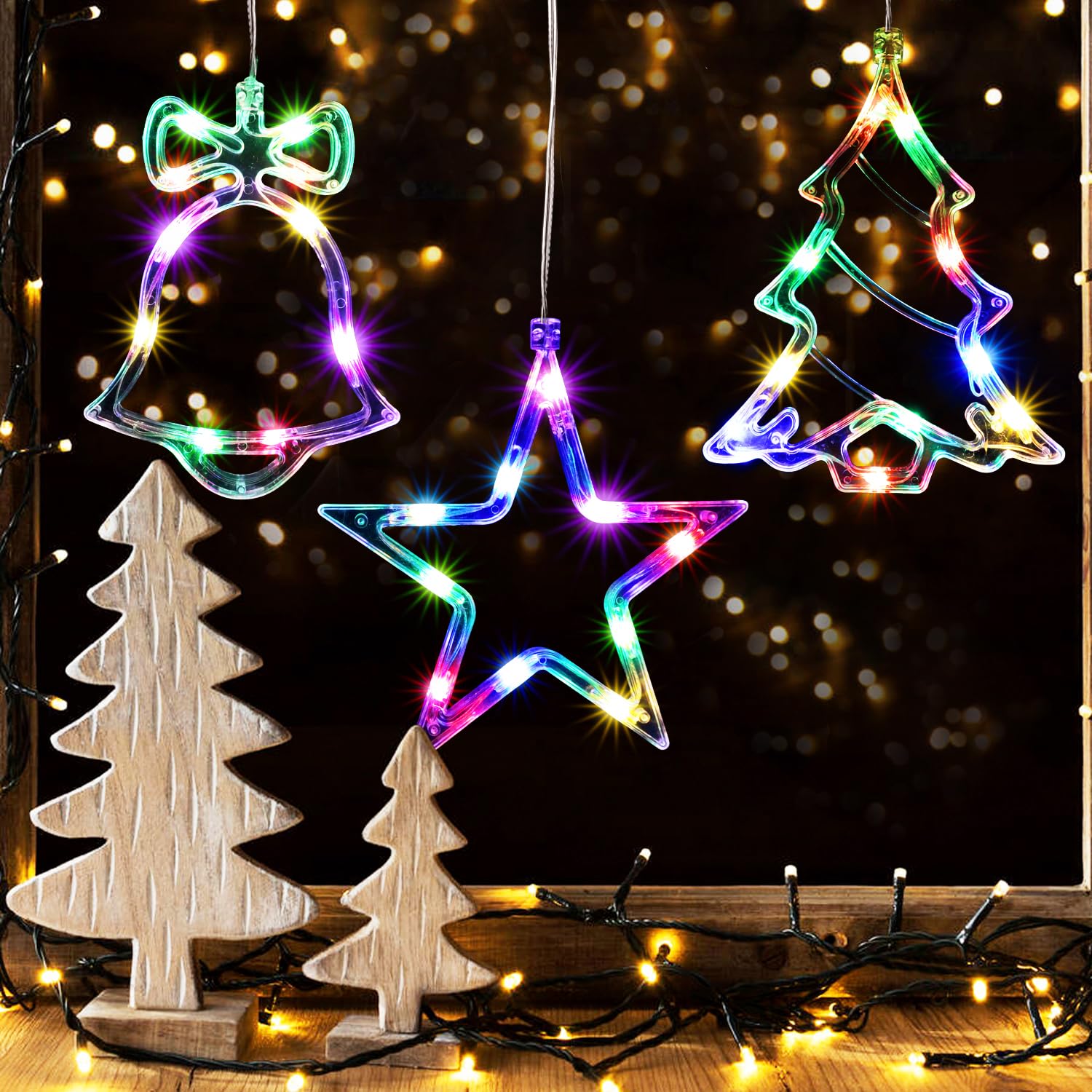 FINGOOO Christmas Indoor Hanging Light Pendant - Image 2