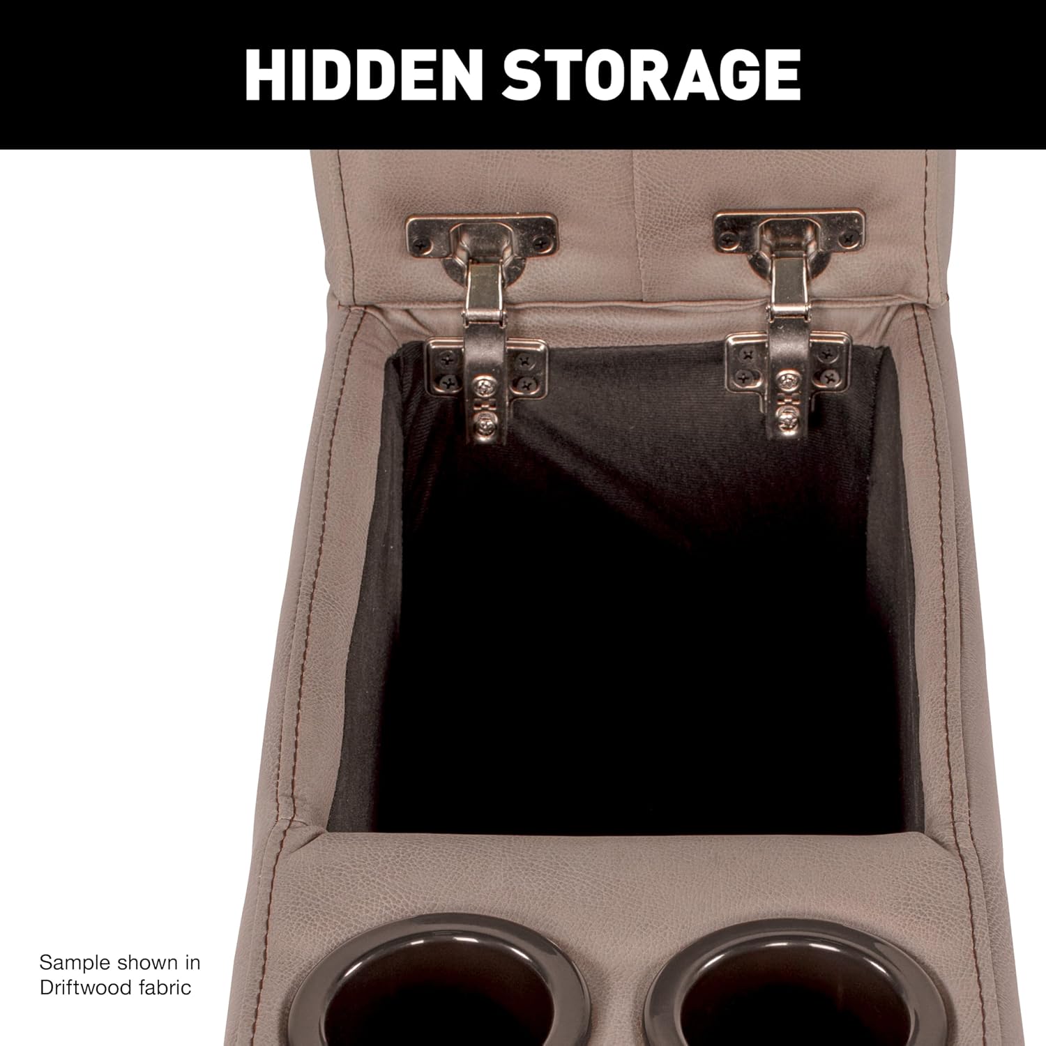 Thomas Payne Signature Heritage Series McCoy RV Theater Seating 10" Center Console with Storage Compartment, Dual Cupholders, Wireless Charging Station - 2024044109