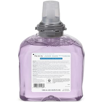 GOJO PROVON Foaming Handwash with Advanced Moisturizers, Cranberry Fragrance, 1200 mL Foam Hand Soap Refill for TFX Touch-Free Dispenser (Pack of 2) - 5385-02
