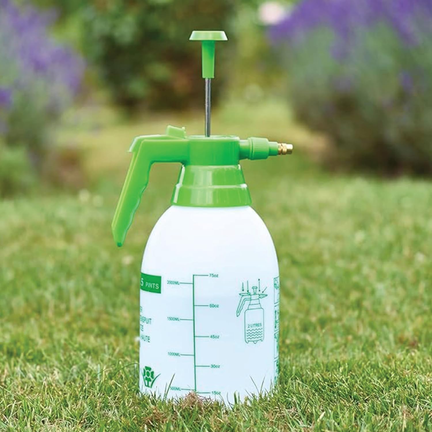 Aquadrive Compression Sprayer Bottle Multi-Purpose Hand Pump Pressure Sprayer for Gardening, Cleaning, Car Detailing, Pet Care | Adjustable Nozzle & Ergonomic Handle (2L Sprayer) 4 81FZD6LQKpL. AC SL1500