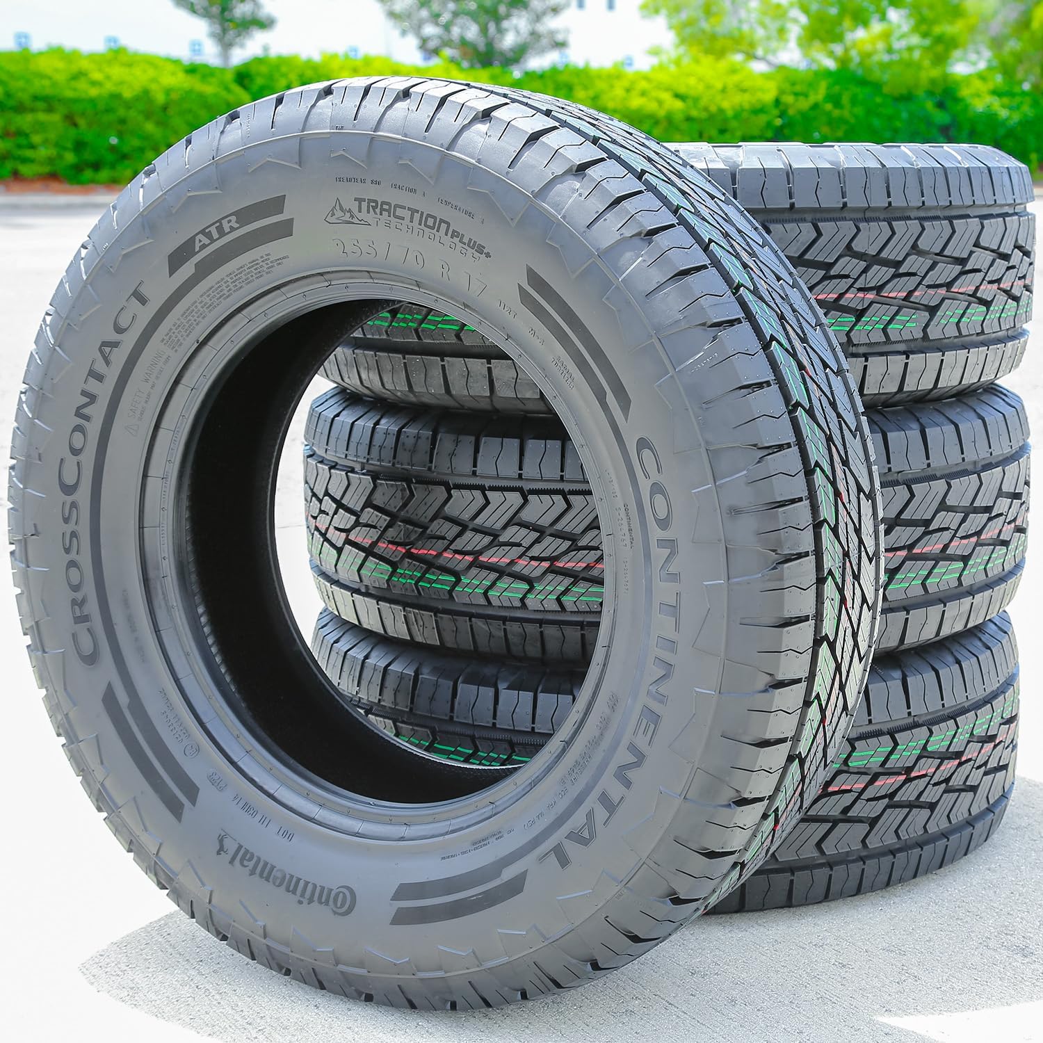 Continental CrossContact ATR Truck/SUV A/T All-Terrain Off-Road Radial Tire-255/70R17 255/70/17 255/70-17 112T Load Range SL 4-Ply BSW Black Side Wall
