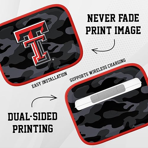 Miniatura 3 de AFFINITY BANDS Texas Tech Red Raiders Camo HDX - Funda compatible con Apple AirPods Pro
