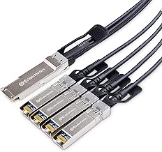 Cable Matters 40GBASE-CR4 Passive QSFP+ to 4X SFP+ DAC Twinax Breakout Cable (QSFP to SFP Cable) - 1m, 3.3ft - coolthings.us