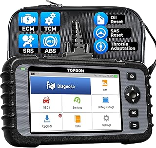 TOPDON OBD2 Scanner ArtiDiag500, Engine Transmission ABS SRS Diagnostic Tool, SAS Calibration/Throttle Reset/Oil Reset, AutoVIN, Car Battery Voltage Test, Wi-Fi Free Update