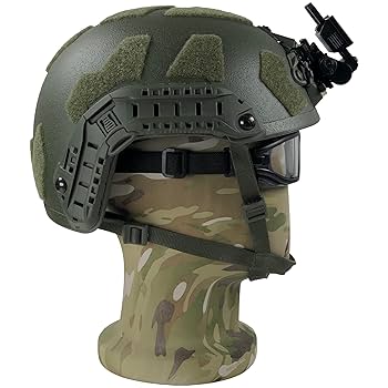KEIUN FAST SFタイプ 防弾ヘルメット OD　マルチヒットに対応 KEIUN FAST SFタイプ 廉価グレード 防弾ヘルメット OD NIJ-ⅢA