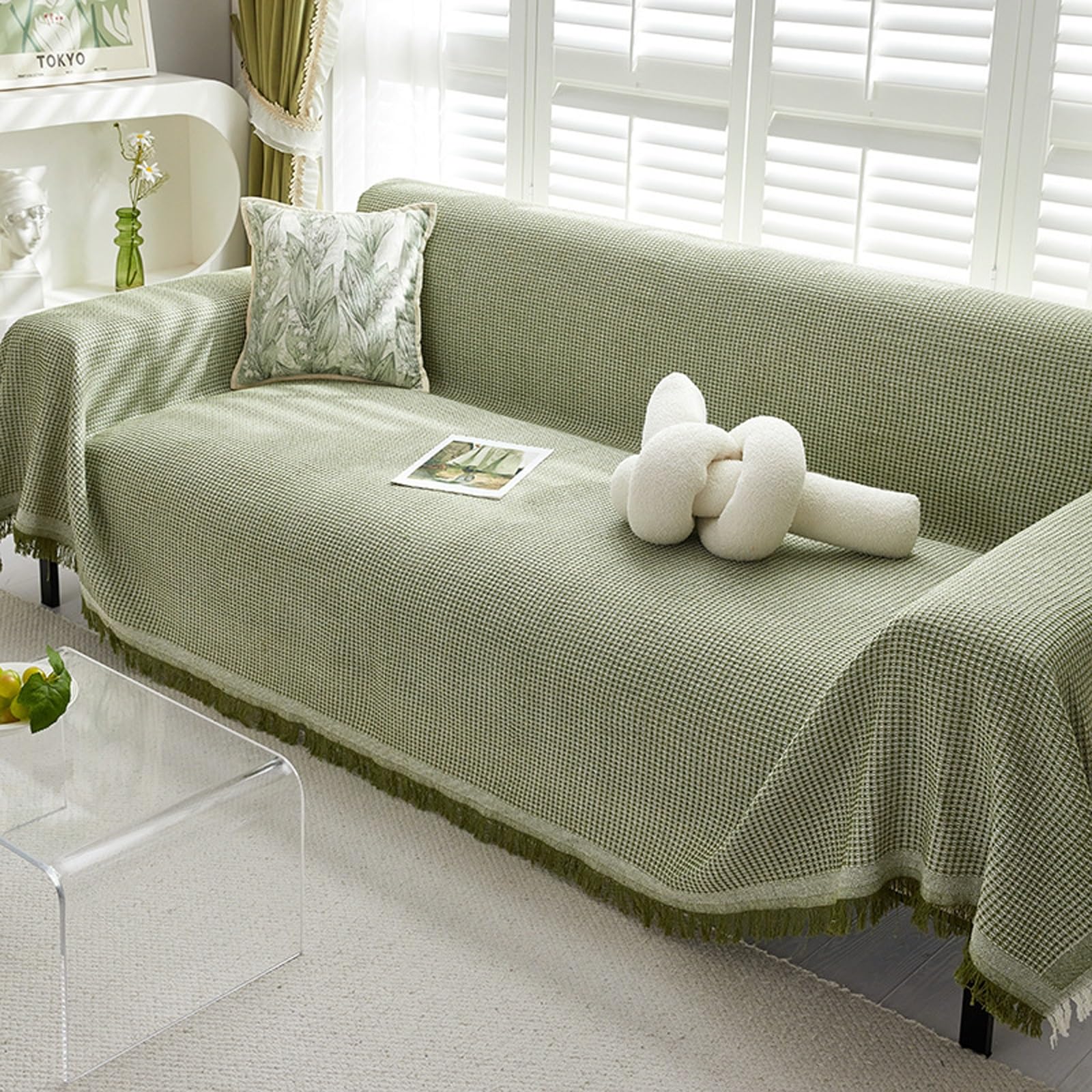 Housse de canapé antidérapante et lavable pour salon moderne