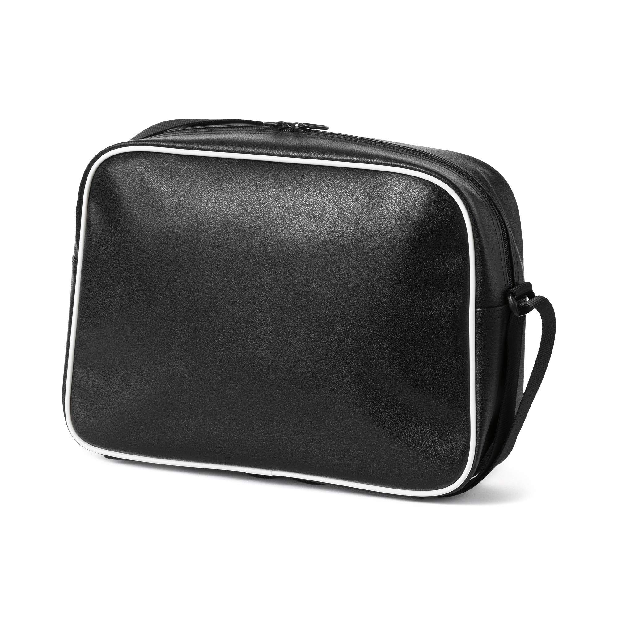 PUMA Umhängetasche Campus Reporter Retro Schultertasche 76642 01 schwarz