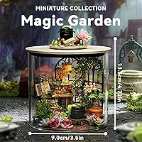 Vista 2 de Flever - Kit de casa de muñeca en miniatura para bricolaje, habitación creativa serie Botella de los Sueños, con muebles, para regalo romántico