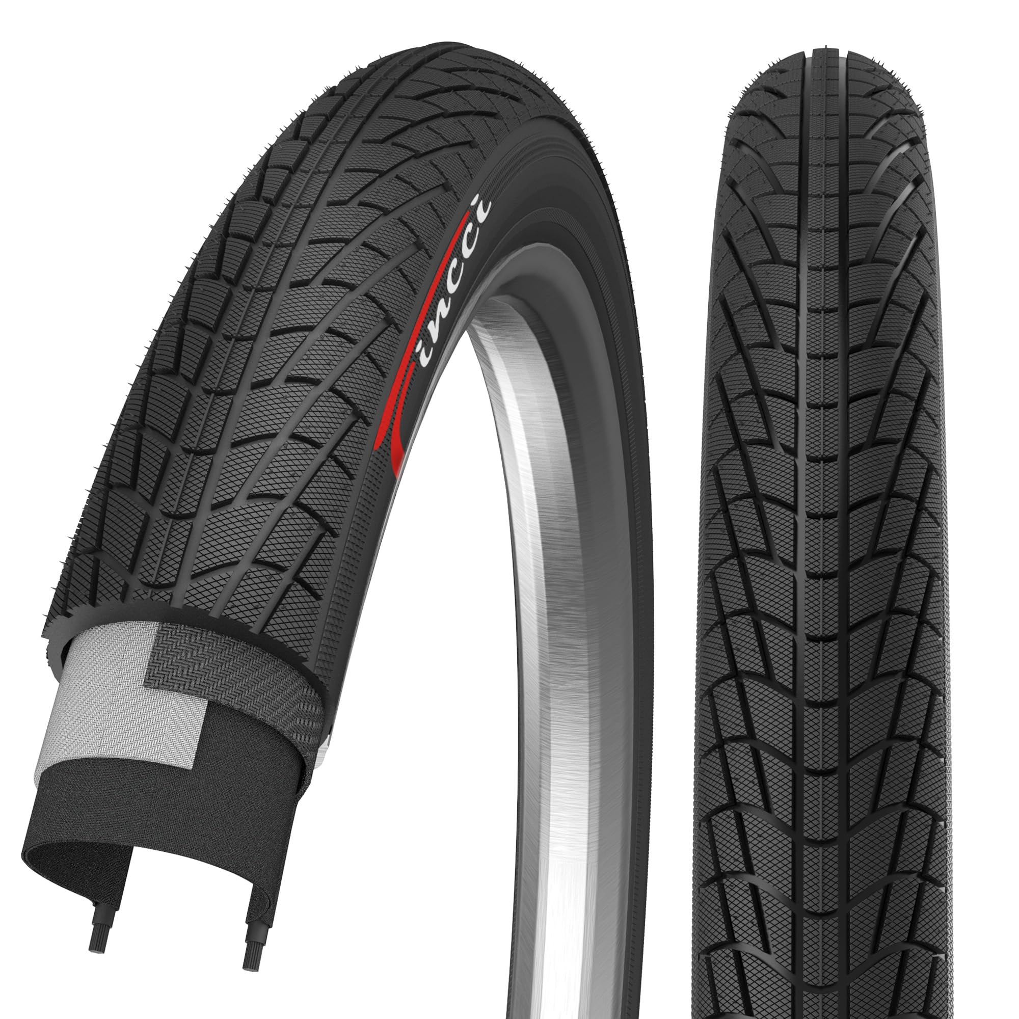 Pneu vélo BMX Deli S-199 Slick TR noir (20 x 1.95) - Roue et pneu vélo sur La Bécanerie
