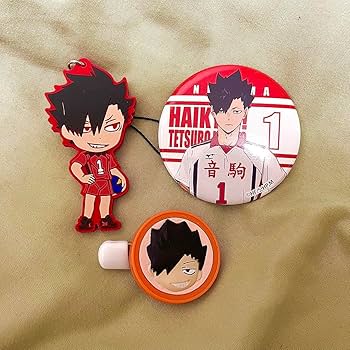 Amazon.co.jp: ハイキュー 音駒高校 黒尾鉄朗 缶バッチ まとめ売り