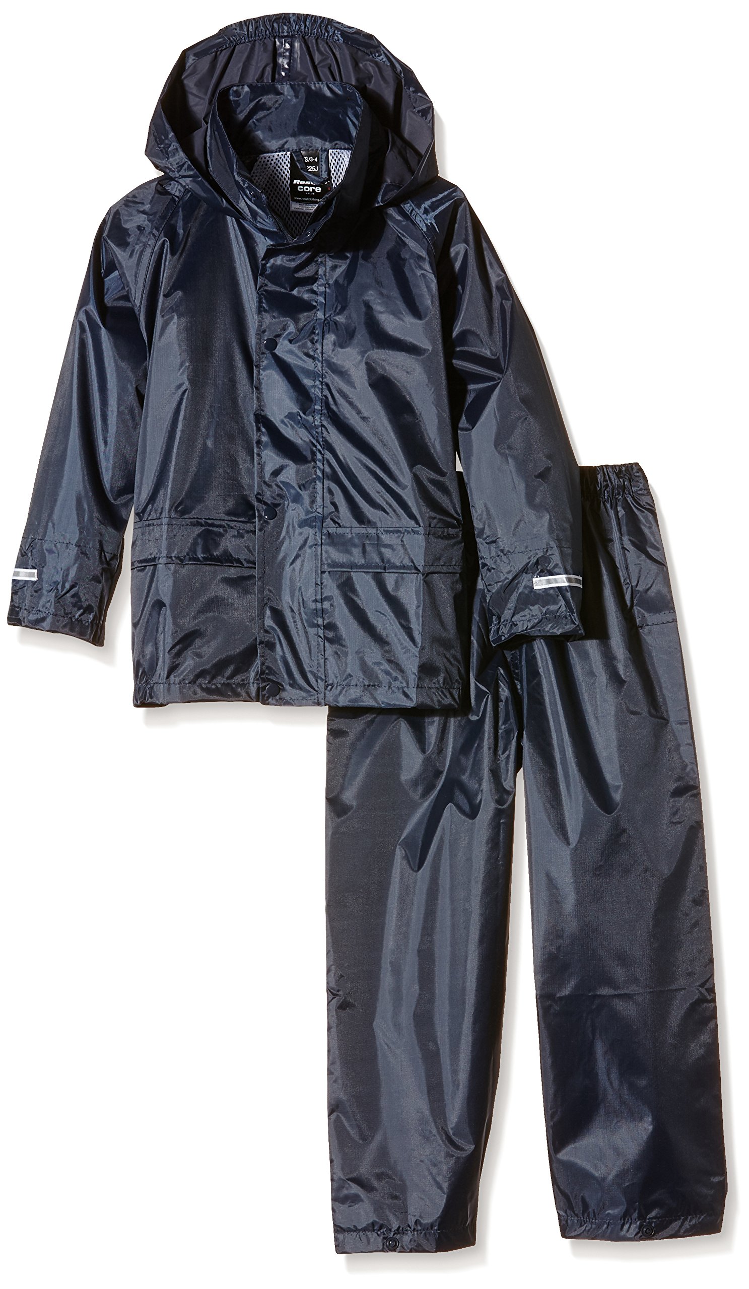 Result Girls Kids Core Rain Suit Navy Large
