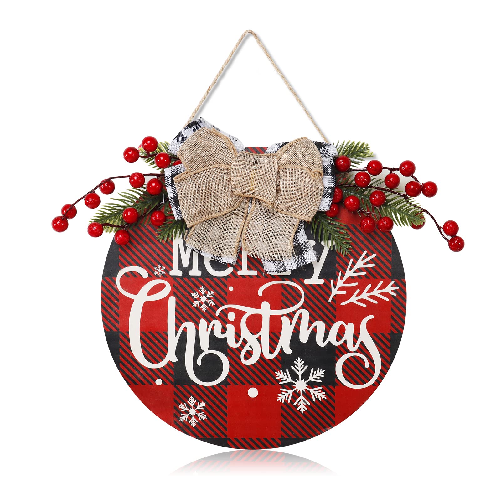 Photo 1 of 2 ITEMS ***Merry Christmas Decorations Wreath Christmas Signs BUNDLE