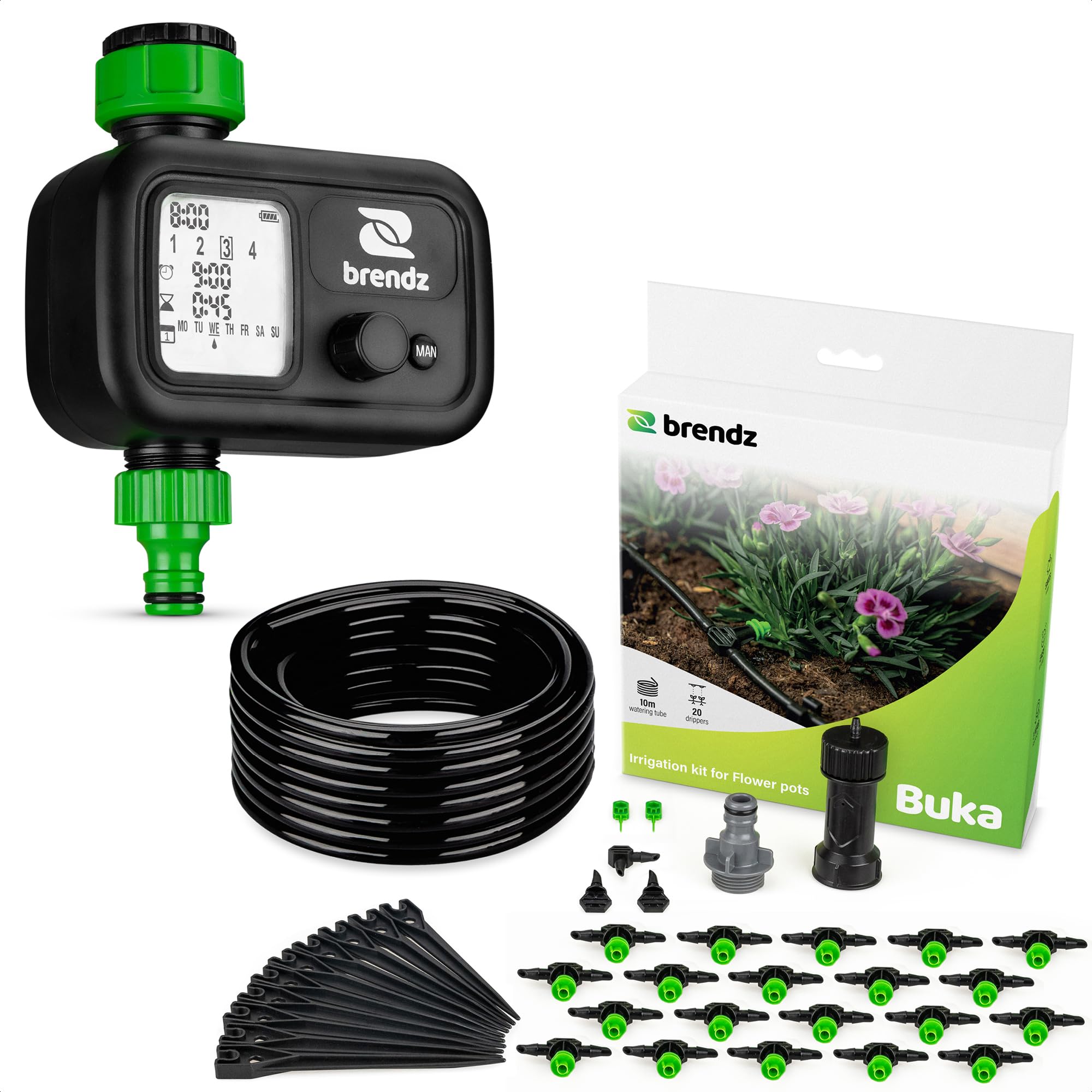 Brendz Valera & Buka Irrigation System, Easy to Install, Up to 4