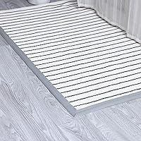 Vista 8 de Tira de transición de piso de 9.8 pies, borde de transición de alfombra a azulejos, adecuado para umbral de puertas