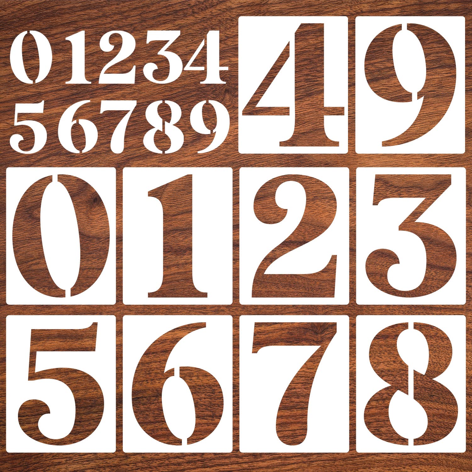 Buy Large Number Stencil 12 Inch Painting Number Stencils Mailbox/House