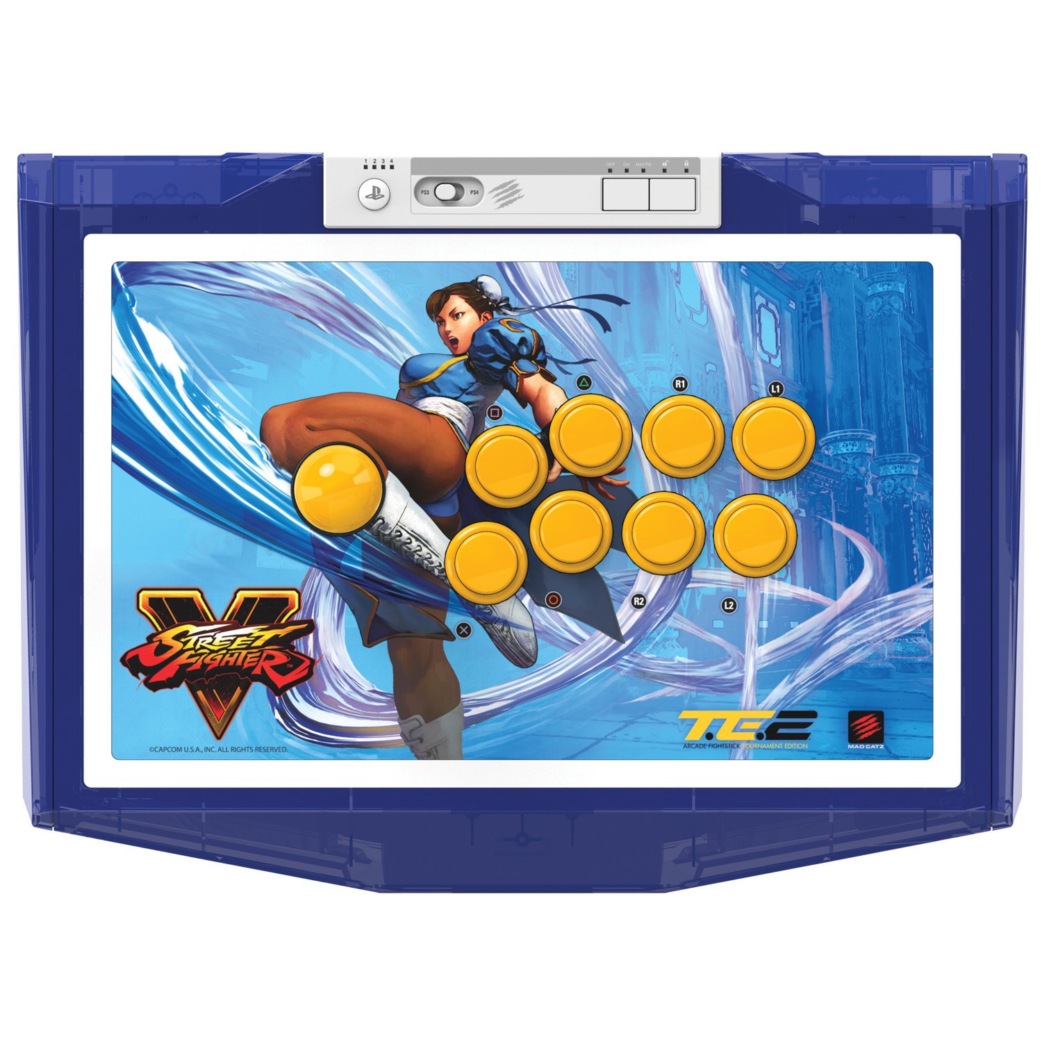 Mad Catz Street Fighter V Chun-Li Arcade Fight Stick Tournament Edition 2 for PlayStation 4/3