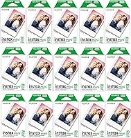 Vista 5 de Película instantánea Fujifilm Instax Mini (10 paquetes de 2 unidades, 200 fotos totales) para cámaras Instax
