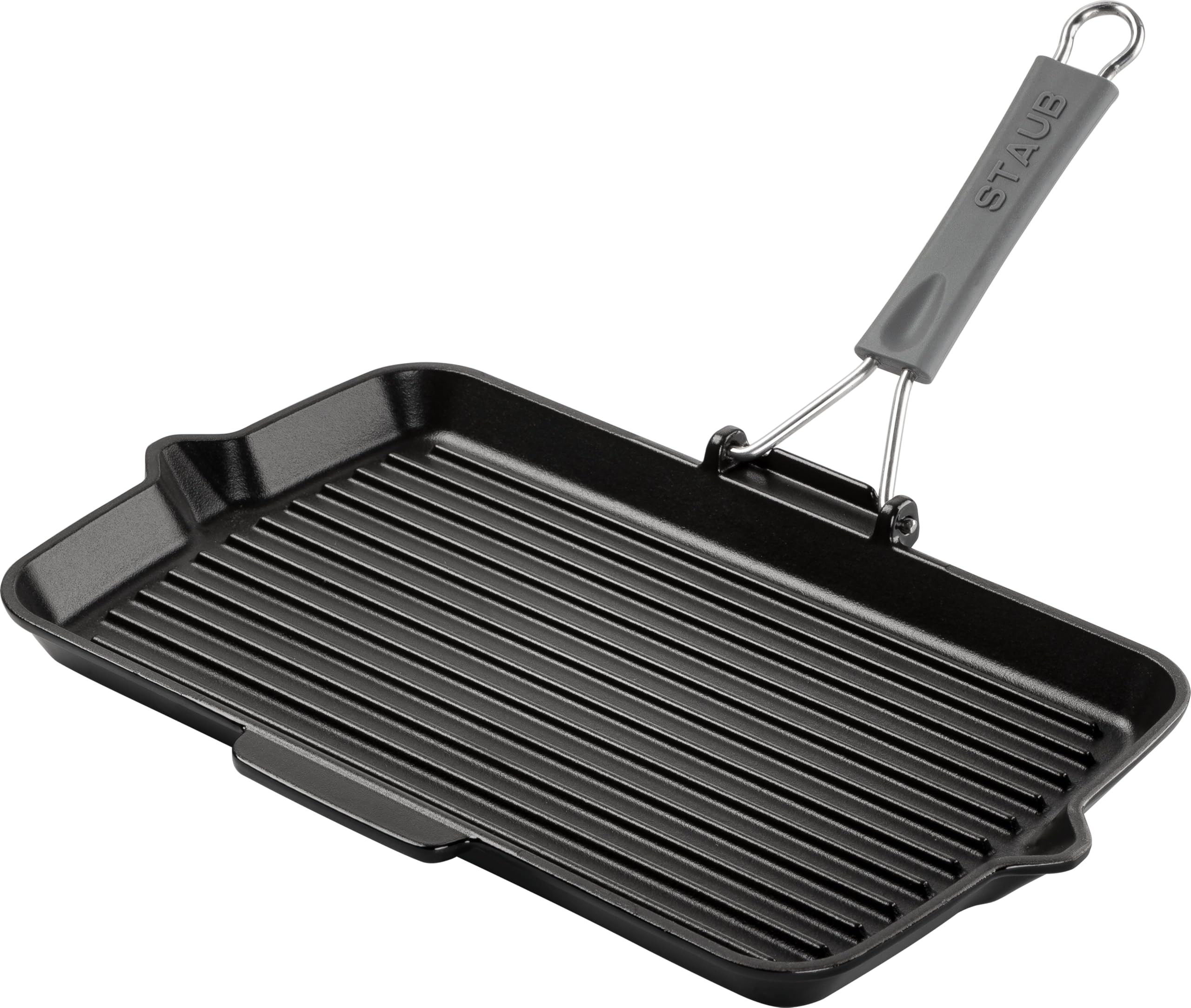 STAUB,Grill Pans,Grillpfanne,34cm,Schwarz,Gusseisen,rechteckig