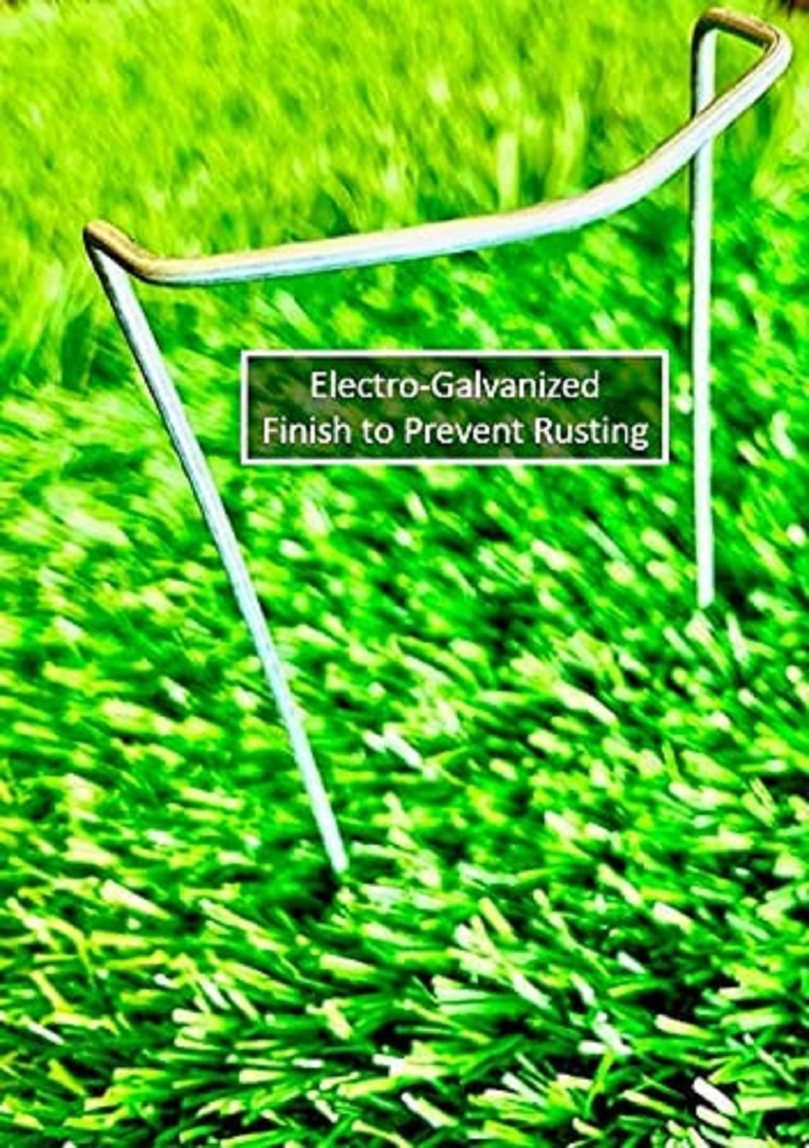 Landscape Sod Staples Heavy Duty Sturdy Garden Stakes Fabric Pins (50)