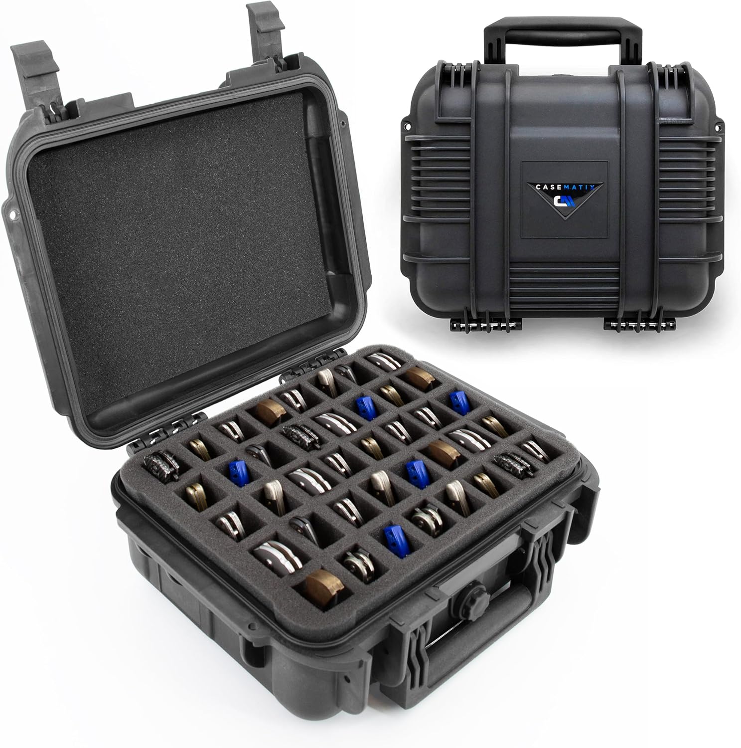 CASEMATIX 40 Folding Knife Case Waterproof Pocket Knife