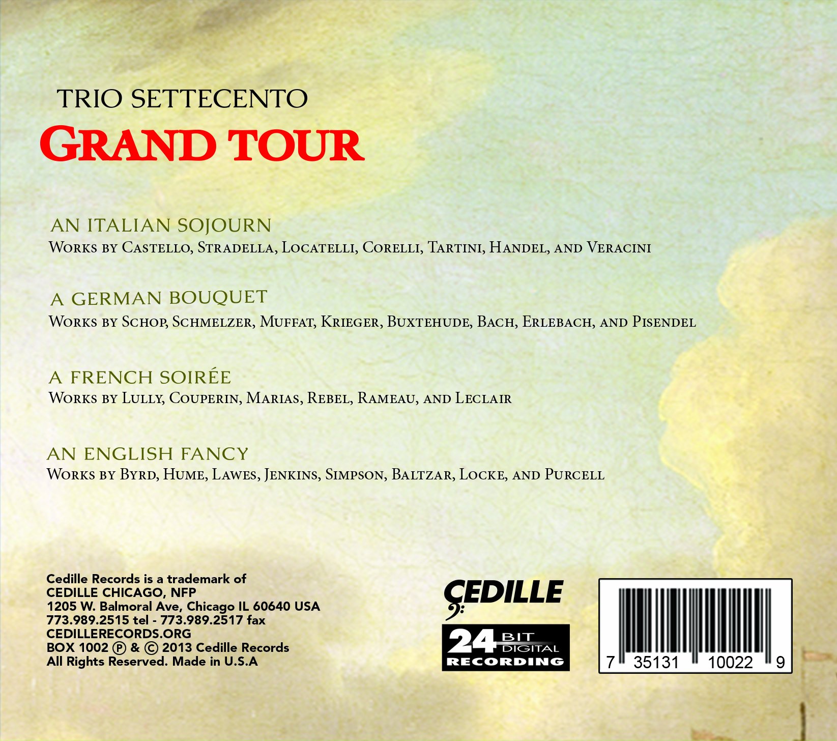 Trio Settecento: Grand Tour