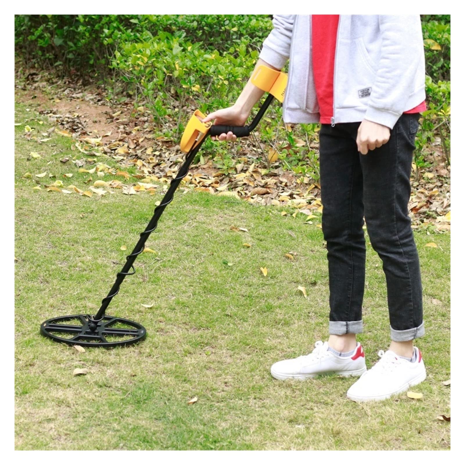 Detector de Metales para Adultos, Detector de Metal Detector subterráneo Puntero Impermeable la del Tesoro con LCD Mostrar Alta sensibilidad, Metales Wild Beach
