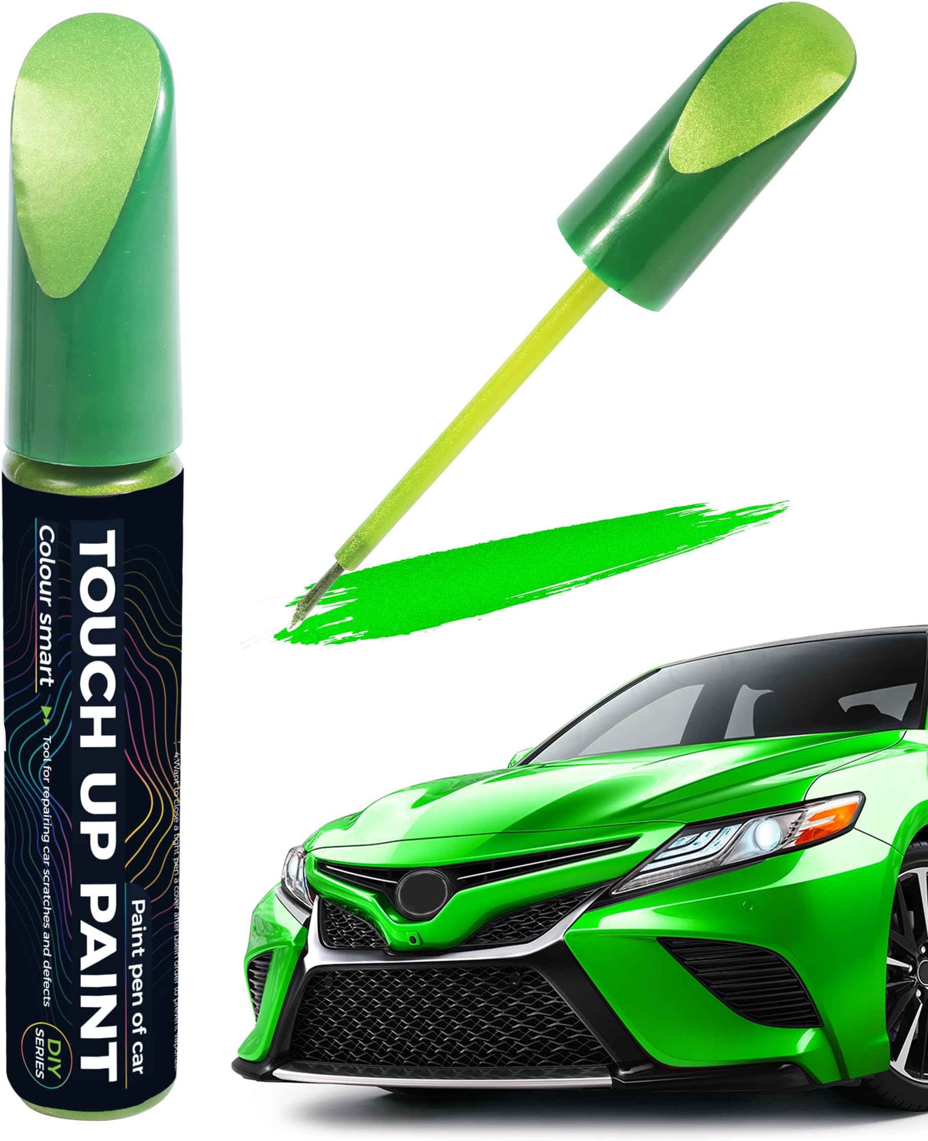 Touch Up Paint Pen,Touch Up Paint for Cars,Car Accessories Car Touch Up Paint, Automotive Paint Pen Scratch Repair,Car Remover Scratchs Paint Pens,Car Paint Pens for Erase Car Scratches (Green)