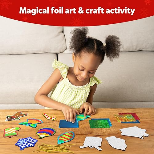 Vista 15 de Skillmatics Foil Fun - Vestir, arte sin desorden para niños, kits de manualidades y suministros, actividad creativa de bricolaje, juguetes de viaje