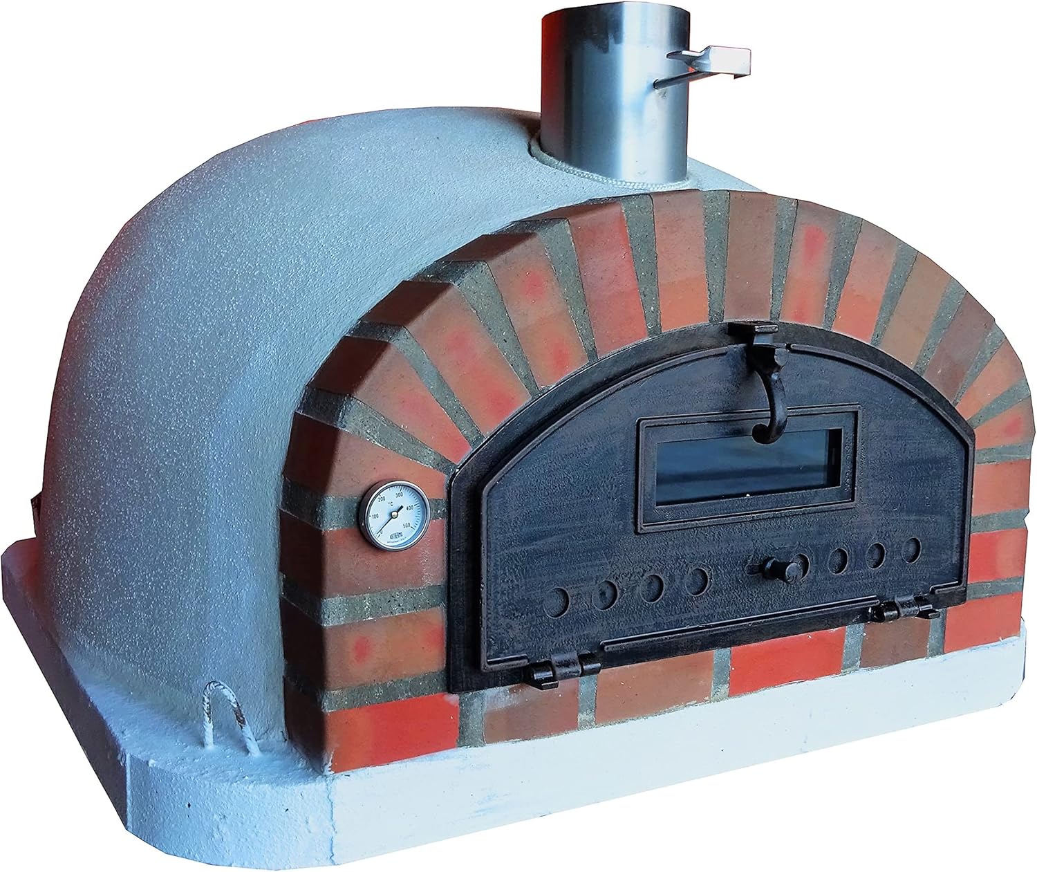 Authentic Pizza Ovens Pizzaioli Rustic Arch Premium Pizza Oven, Wood Fire Outdoor Oven