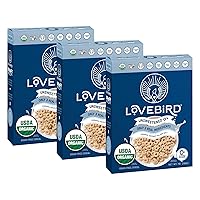 Vista 1 de Lovebird Paquete de 3 cereales sin azúcar sin gluten, cereales orgánicos sin cereales, sin lácteos, sin azúcar, sin refinado, bocadillos saludables