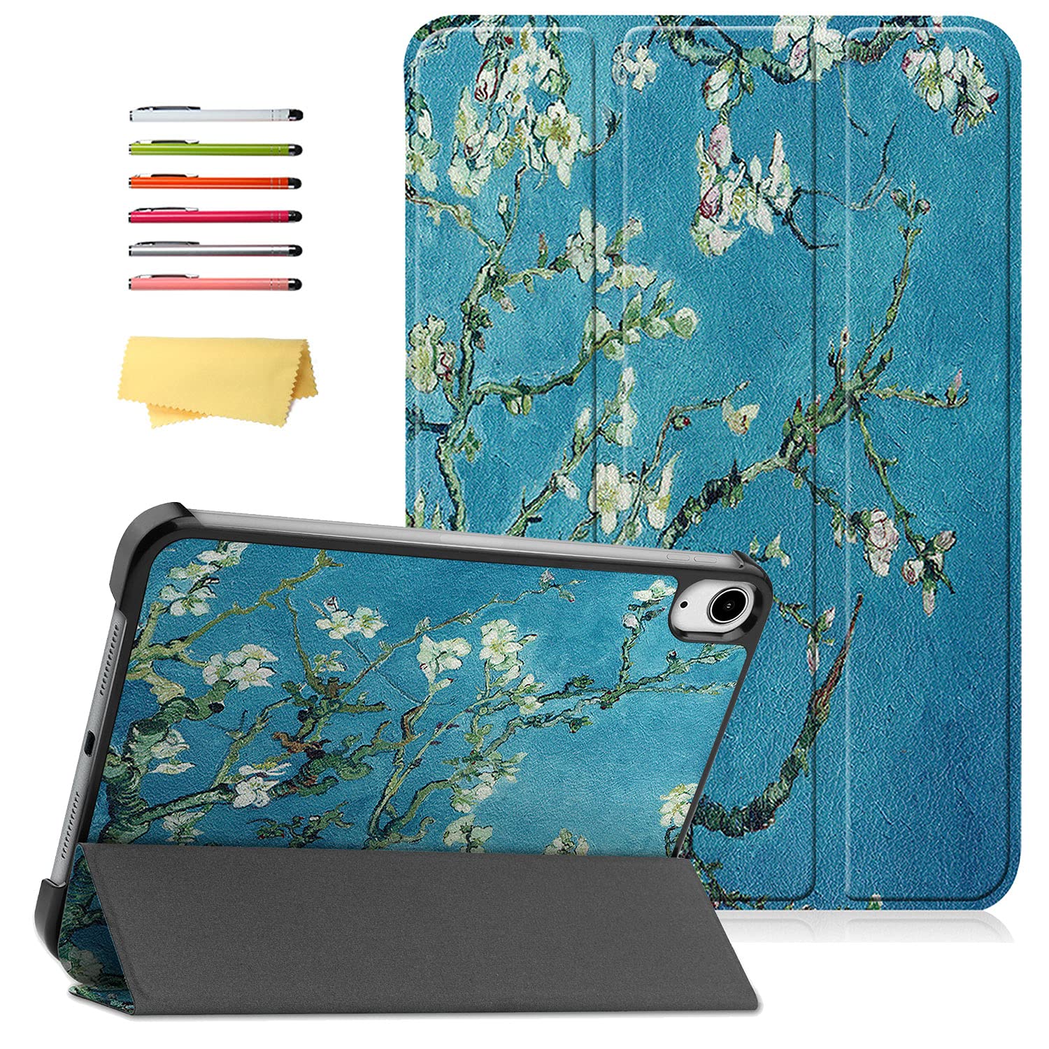 Case for iPad mini 7 A17 Pro 2024 /iPad mini 6 2021 Case 8.3", UUcovers Trifold Stand Smart Hard Back Shell Lightweight Cover for iPad mini 7th/6th