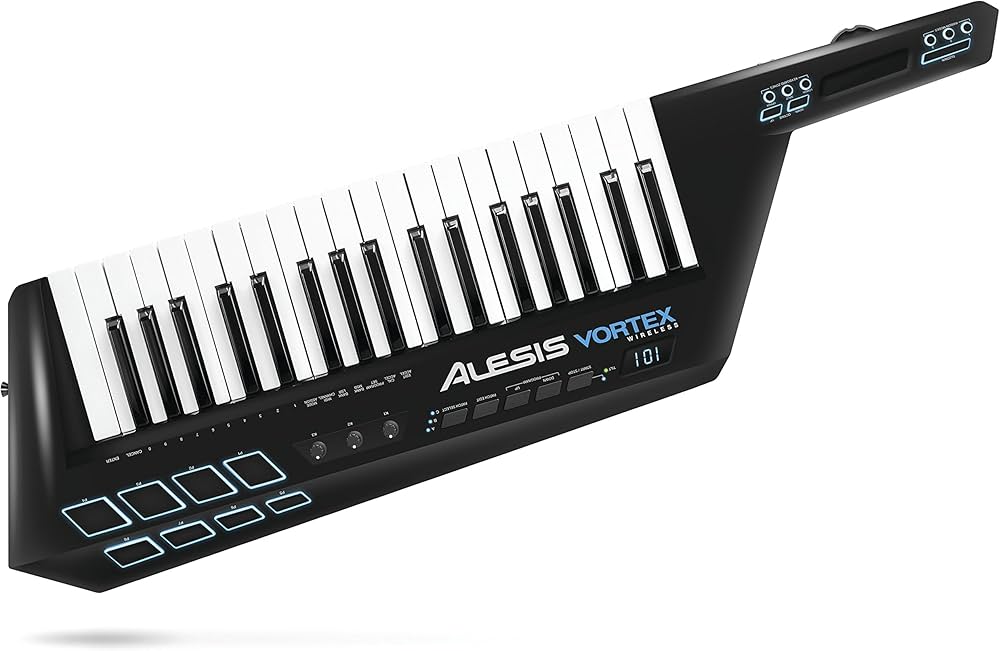 Alesis Vortex Wireless USB/MIDI Keytar Controller with Alesis Vortex Wireless USB/MIDI Keytar Controller with