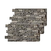 Vista 53 de Sedona - Paneles de piedra sintética, Gris, AMNWSSPNBW