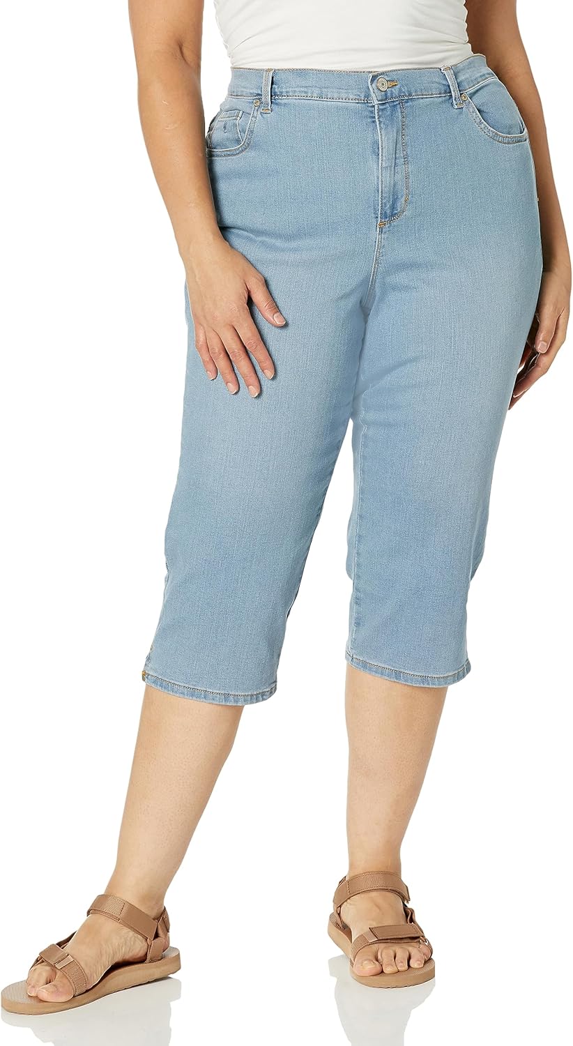 Gloria Vanderbilt Amanda Capri Jean Para Mujer, Madera | Meses Sin Gloria  Vanderbilt Amanda Shorts, image size:822x1500