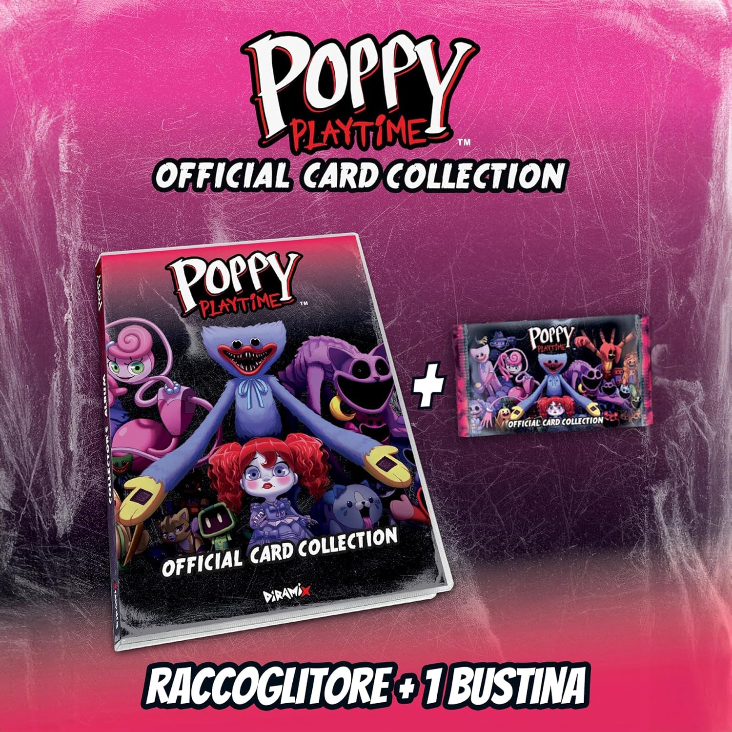 Folder Pop Play + 1 saszetka – oficjalny album na karty Diramix (łącznie 1 album i 1 papierowa torebka, każde opakowanie 5 papieru)