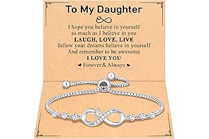 Infinity Heart Bracelet: Sentimental Easter Gift for Adult Daughters