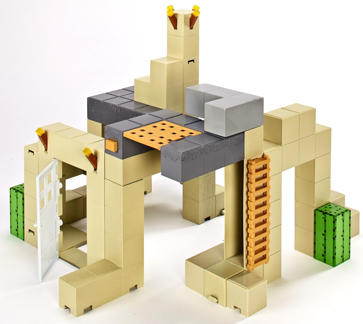 Mattel Minecraft Sandstone Settlement Expansion PLAYSET Top