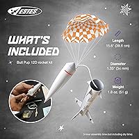 Vista 3 de Kit para armado de cohete modelo Bull Pup 12D 7000 marca Estes (idioma español no garantizado)