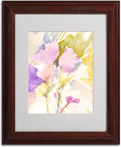 Miniatura 2 de Trademark Fine Art Sheila Golden - Arte enmarcado con marco de madera, 11 x 14 pulgadas