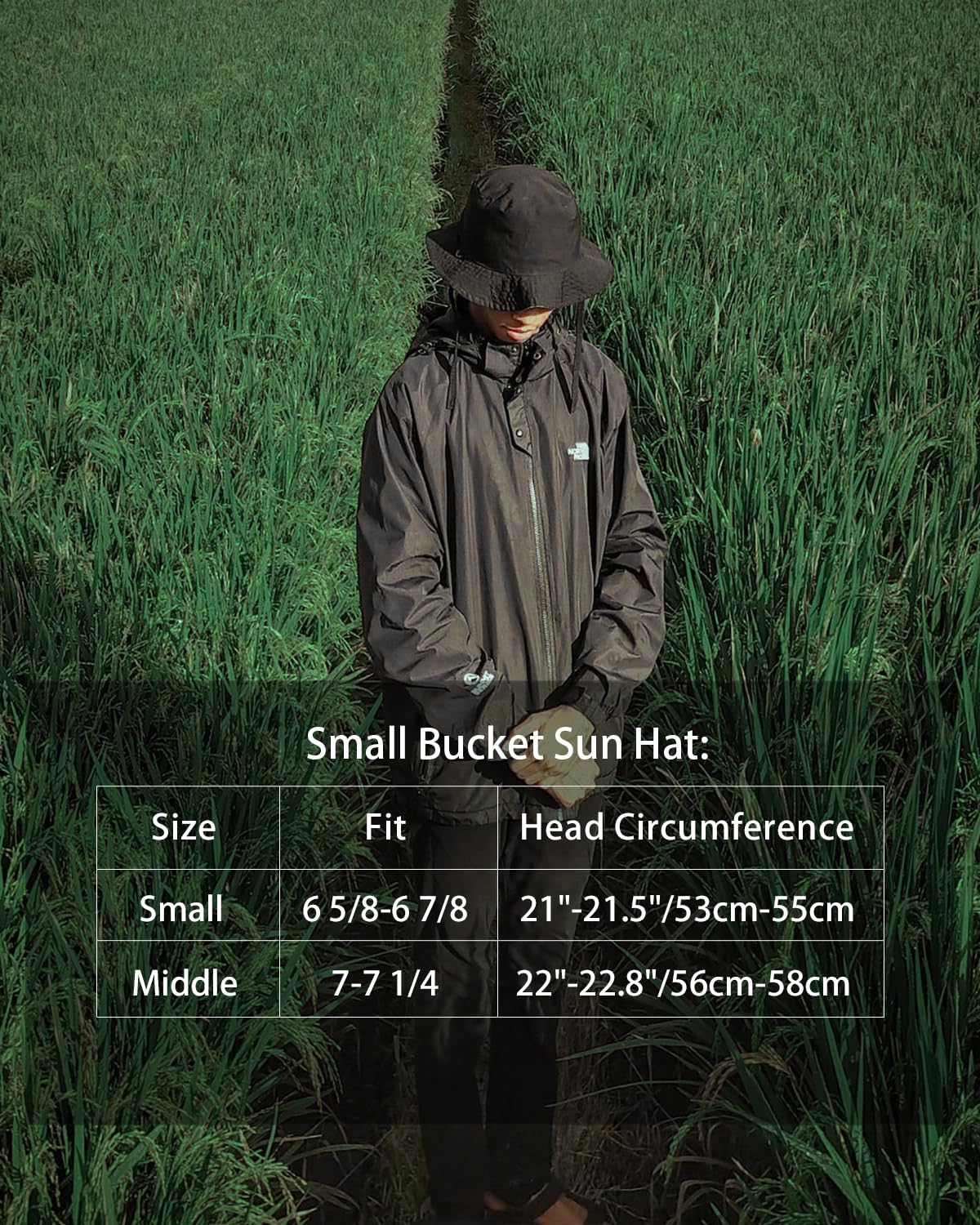 Feng Shui， L/XL/XX-Large Sombreros De Cubo De Secado Rápido,Sombrero De Pesca Grande UV/UPF 50,Sombrero para Caminar Al Aire Libre De Verano Ligero con Protección Solar De Gran Tamaño