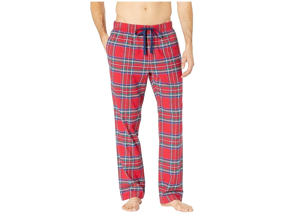 

Vineyard Vines Jolly Plaid Lounge Pants (Calypso Red) Men's Pajama
