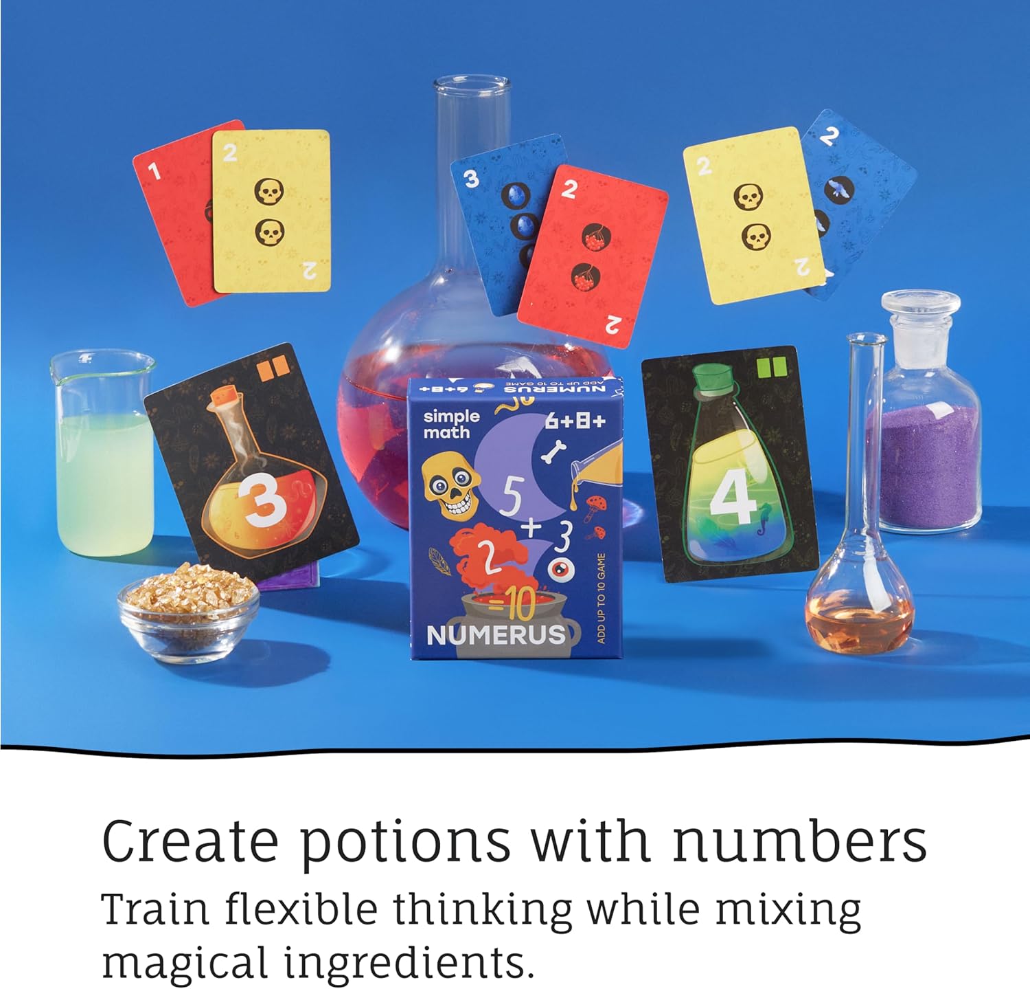 Math Card Games Bundle for Kids 6+ & 8+ | 3 Games Included | Fun & Education | Help to Build Math, Focus and Logic | Recommended by Teachers | 2-6 Players | 10 min Playtime (Math Card Bundle)