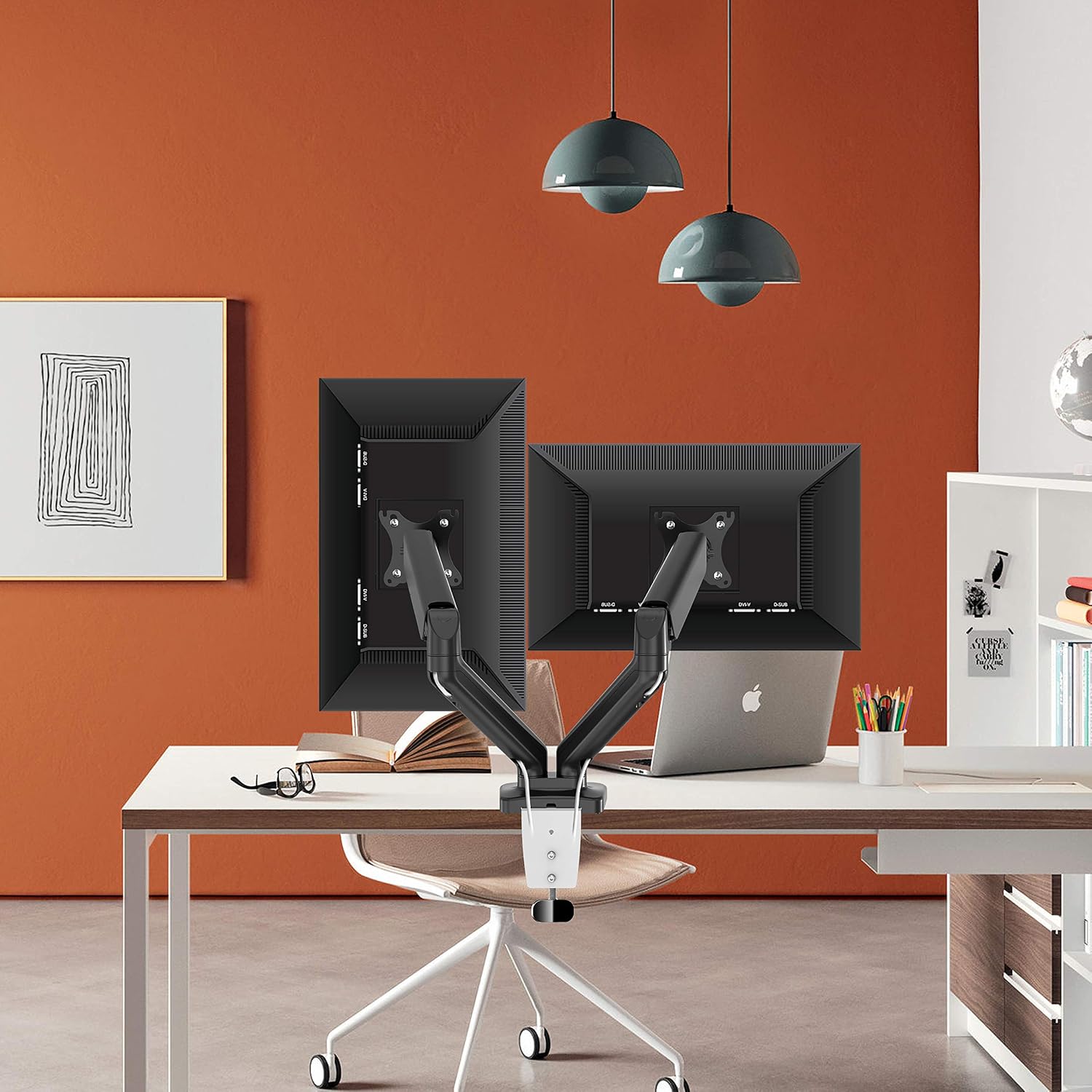 Best Cyber Deals 🔥 Dual Monitor Stand - PUTORSEN Adjustable Gas Spring Monitor Desk Mount with C Clamp, Grommet Mounting Base - Dual Monitor Arm Fit Two 17 to 27 Inch Computer Screens - Each Arm Holds 4.4 to 14.3lbs New Arrivals Dual Monitor Stand - PUTORSEN Adjustable Gas Spring Monitor Desk Mount with C Clamp, Grommet Mounting Base - Dual Monitor Arm Fit Two 17 to 27 Inch Computer Screens - Each Arm Holds 4.4 to 14.3lbs