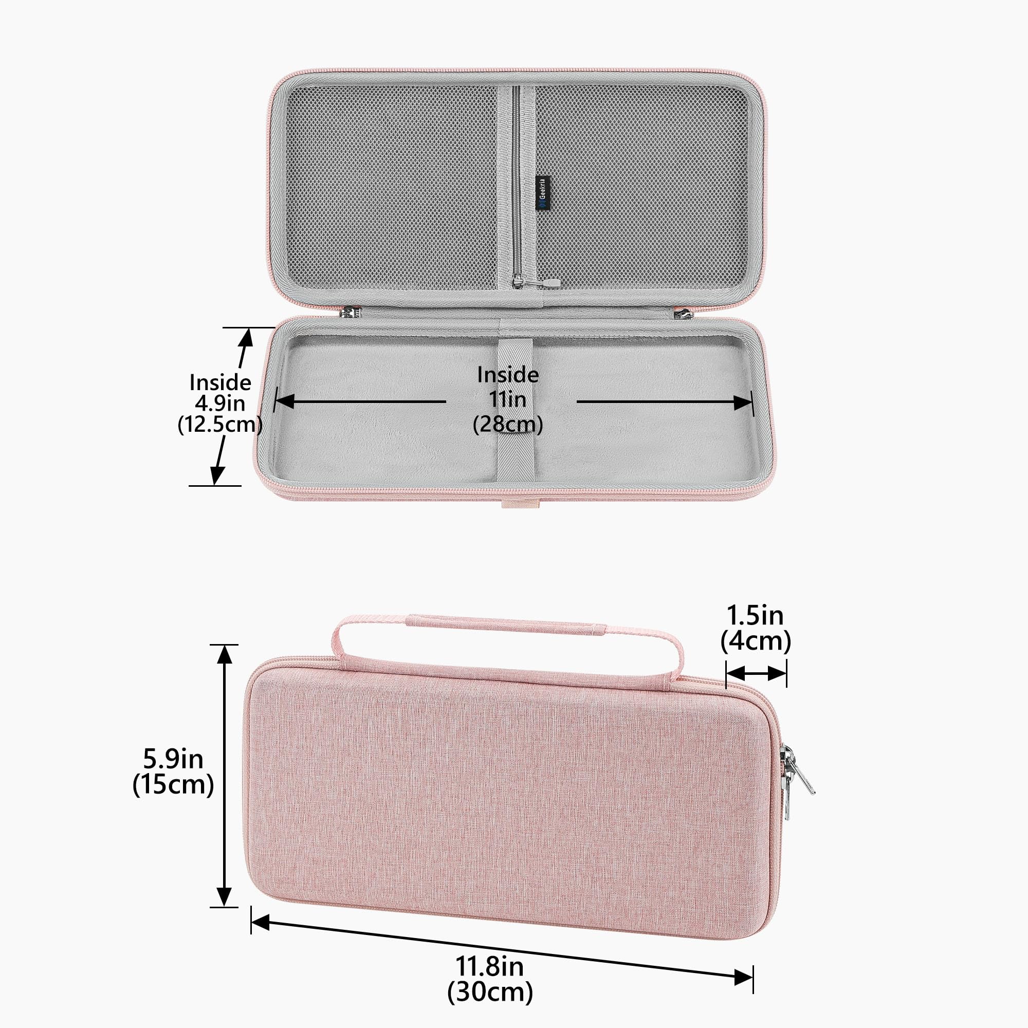 Amazon.co.jp: Geekria キーボード キャリングケース、小型コンパクト