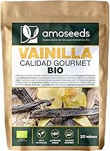 20 BIO Vanilla Beans | Fresh Pods Gourmet Quality | Long Preservation, Resealable Envelope for Freshness | No Artificial Scents