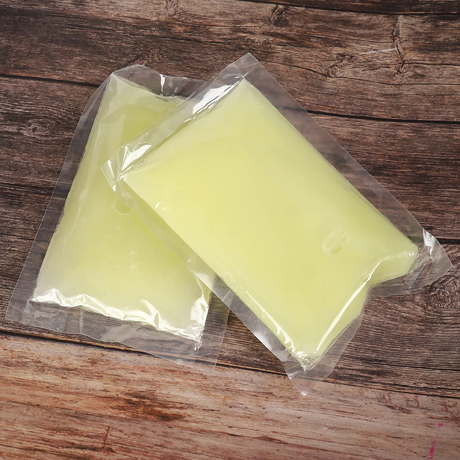 Cire de paraffine, 2 pièces cires de paraffine hydratante nourrissante cire de paraffine bain main pied masque beauté hiver soins la peau recharges cire pour spa maison salon soins du visage (citron)