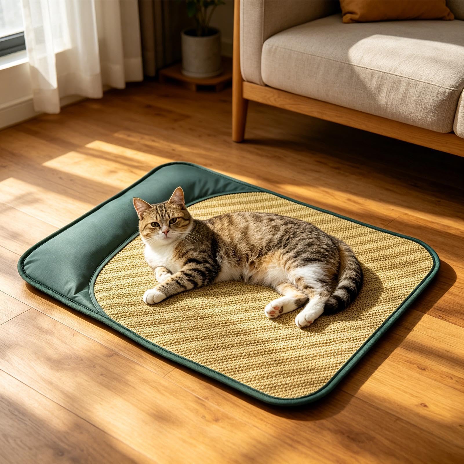 Generisch Alfombrilla de refrigeración para perros, lavable, transpirable, plegable, para verano, para la caja de transporte de perros, para perreras, caja de transporte, hogar, salón, balcón, suelo