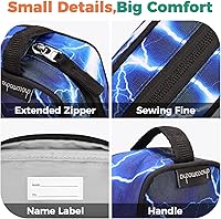 Vista 4 de Choco Mocha Estuche de lápices para niños, estuche de lápices con cremallera suave para niños, estuche de lápices para niños para la escuela, bolsa