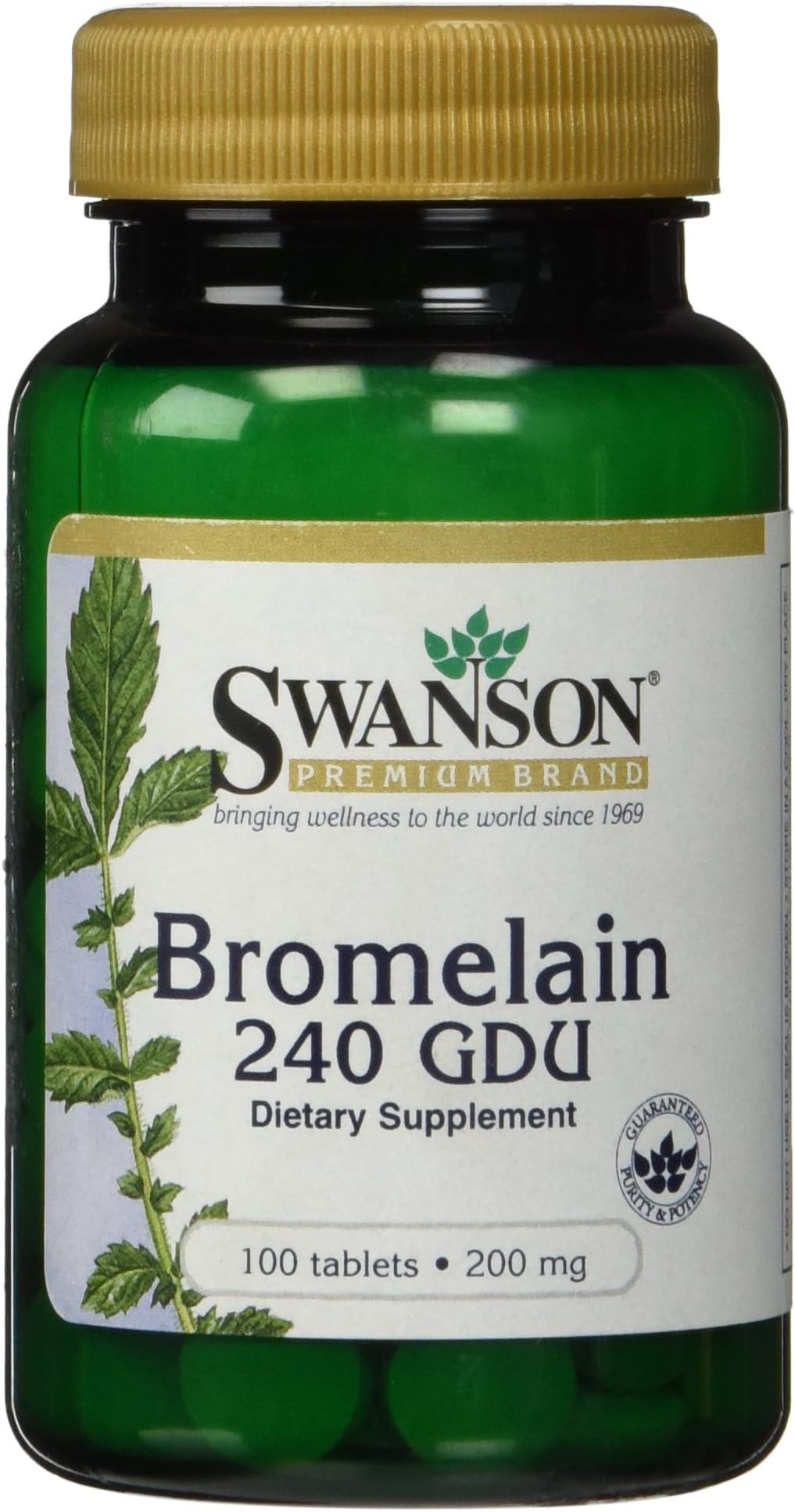 Bromelain 240 GDU 200 mg 100 Tabs