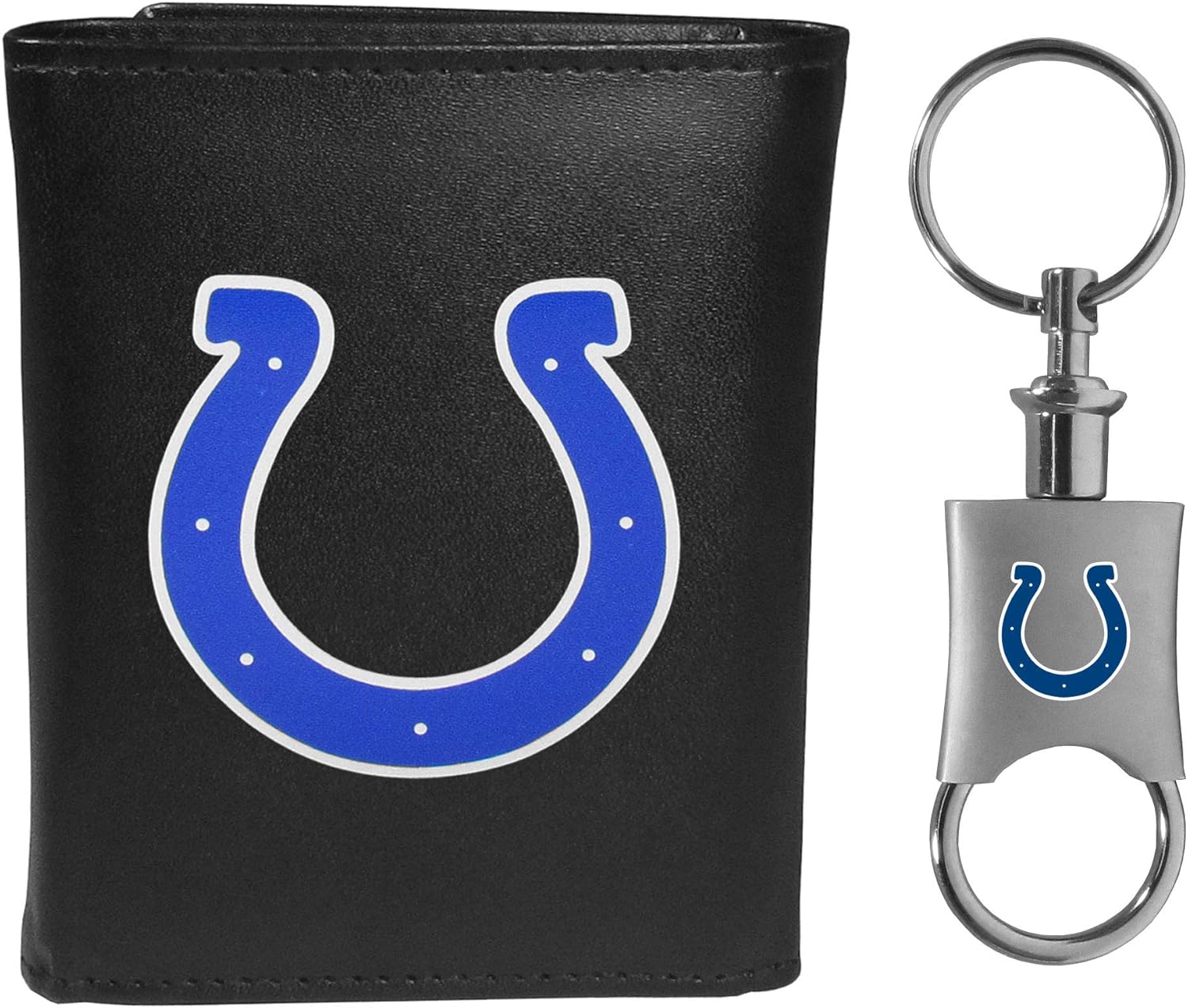 Siskiyou Sports NFL unisex Tri-fold Wallet & Valet Key Chain